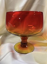 Blenko Wayne Husted 629 Amberina  Tangerine  ...