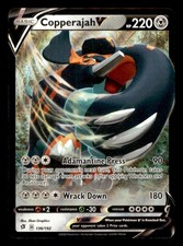 Pokemon - Copperajah V 136/192 - Scontro Ribelle quasi nuovo - Carta Holo in omaggio