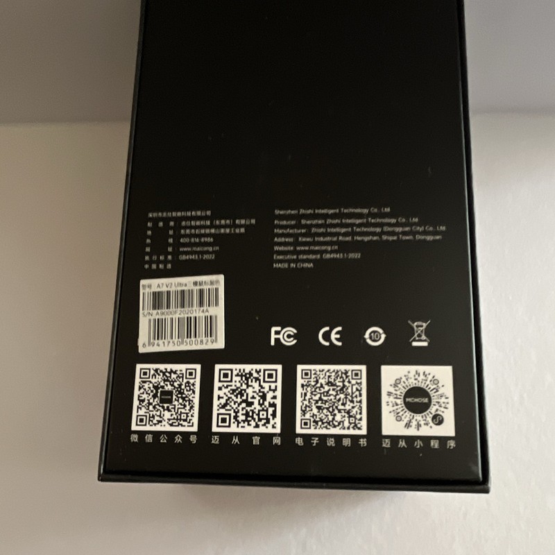 MCHOSE A7 V2 Pro Lightweight Wireless Gaming Mouse New Open Box
