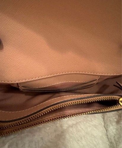 Tory Burch Pink Leather Handbag Shoulder Bag Used Authentic - Picture 5 of 10