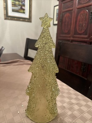 Set Of Two Gorgeous Gold Tree Decor For A Table And Ornament   Metal   Glass