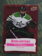 Scott Wedgewood 2022-23 Upper Deck Series 2 Highlighters Pink HL-12 Dallas Stars