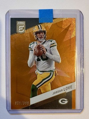 2023 Panini Donruss Elite Jordan Love #56 Orange /399 GB Packers QB1 J-Lo