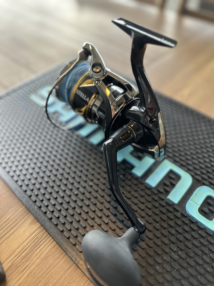 Shimano Stella SW14000XG Spinning Reel 14000 Black Gold w/Pouch
