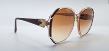 Vintage Tania Burgundy Translucent Round Sunglasses FRAMES ONLY