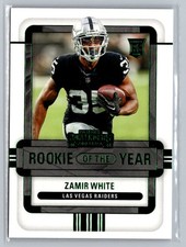 2022 Panini Contenders #ROY-ZWH Zamir White Rookie of the Year  Emerald