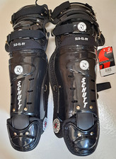 New Schutt Youth Catchers Leg Guards 11”-14”Cool Max Black SLG-CL-9Y