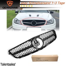 Kühlergrill Kühlergitter für Mercedes W204 C300 C350 08-14 Glanz Schwarz Schwarz Kühlergrill Kühlergitter für Mercedes W204 C300 C350 08-14 Glanz Schwarz Schwarz