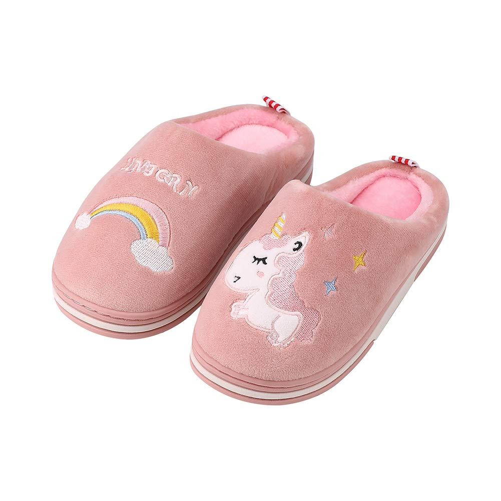 APL Kqoinw Ciabatte Bambina Unicorno Ciabatte Peluche Rosa EUR 28 5