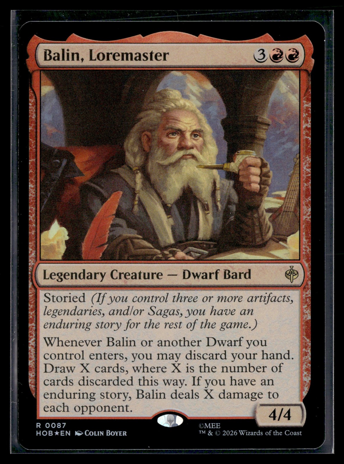 The Hobbit #87 Balin, Loremaster