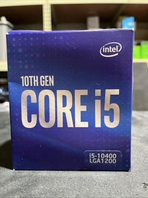 New Intel Core i5 10400 w/10th GEN (14nm) Architecture and 6 cores / 12 threads