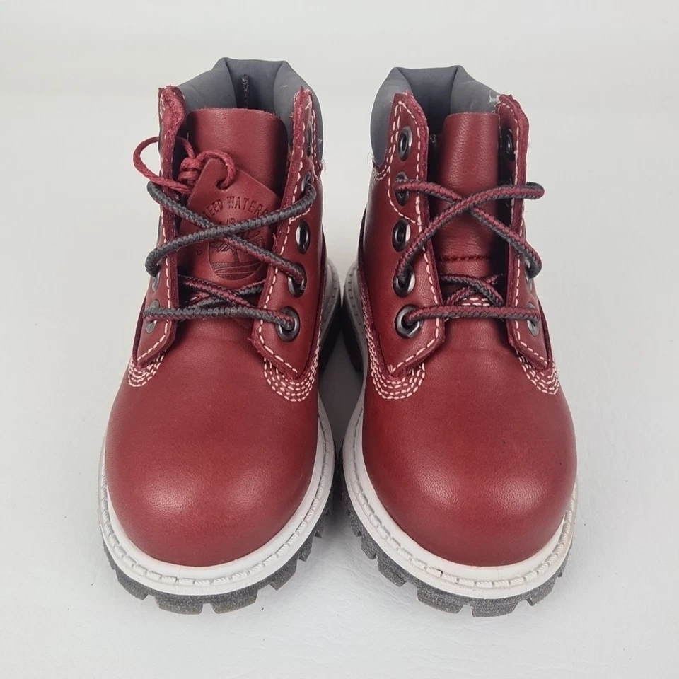 🚨 Timberland 6In Clásico 14822 NIÑOS PEQUEÑOS Botas Exterior Cuero Tabasco Talla 4 Foto 4 de 4