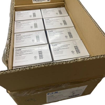 #ad #ad Case of 200 Eaton White 1G UNBREAKABLE Mid Size Wallplates GFI GFCI Cover PJ26W $129.99