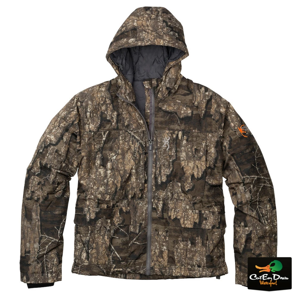 NEW BROWNING WICKED WING INSULATED WADER JACKET - REALTREE TIMBER CAMO - - Image 2 of 3