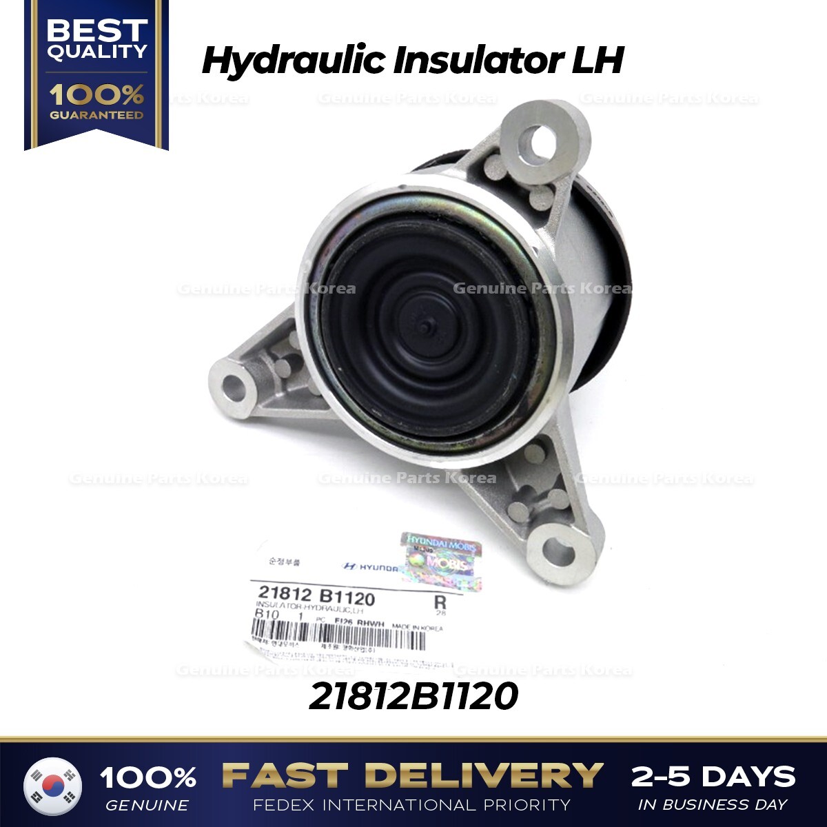 ⭐Genuine⭐ Hydraulic Insulator LH 21812B1120 for Hyundai Genesis