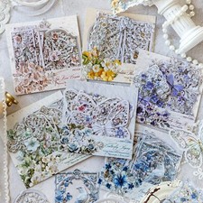 Vintage Hollow Scrapbook Paper Journal Planner Album Supplies Decorative Collage