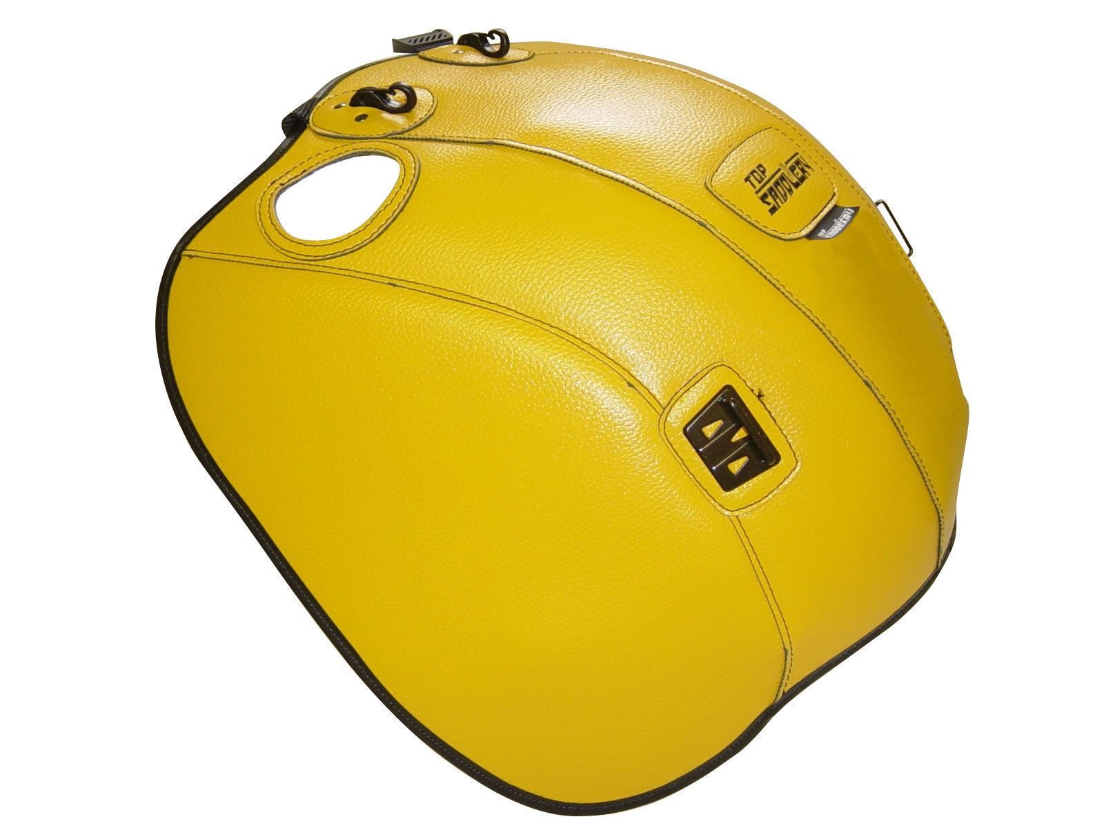 Tapis réservoir jaune et noir Top Sellerie pour moto BMW F650 GS millésimes 2000 à 2007