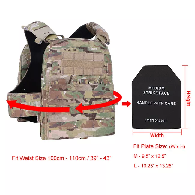 Emerson AVS Body Armor Vest Tactical Adaptive Heavy Version Vest