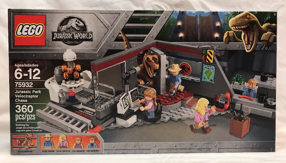 jurassic world lego velociraptor chase