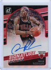 2020-21 Donruss Basketball Signature Series Auto #SG-DRM Dennis Rodman