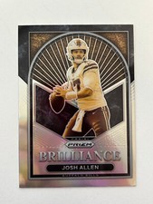 JOSH ALLEN 2022 Panini Prizm Football Brilliance Silver Refractor Card