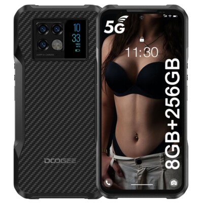 DOOGEE V20 6,43 Zoll Outdoor Handy 8GB+256GB Android Phone 5G Ohne Vertrag NFC