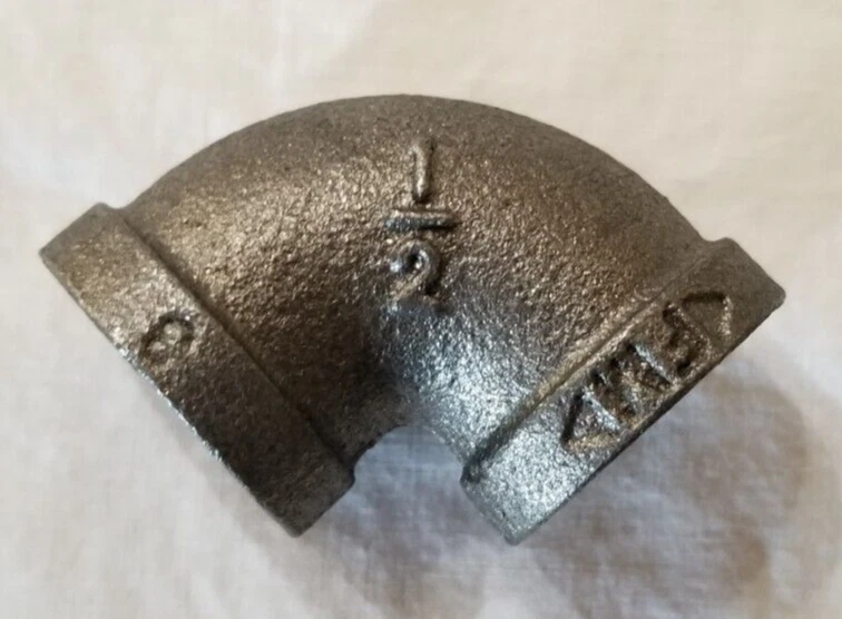 50 Pack 1/2" Black Iron 90 Degree Elbow Elbows Female Thread 1/2 X 1/2" E90-12 - Image 4 of 4