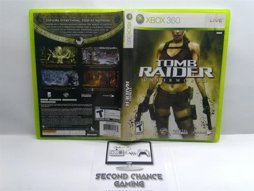 Tomb Raider: Underworld (Xbox 360 2008) Complete Tested Working - Free Ship