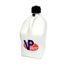 VP Racing White Square 5 Gallon Race Gas Alcohol Diesel Can Fuel Jug NHRA IMCA