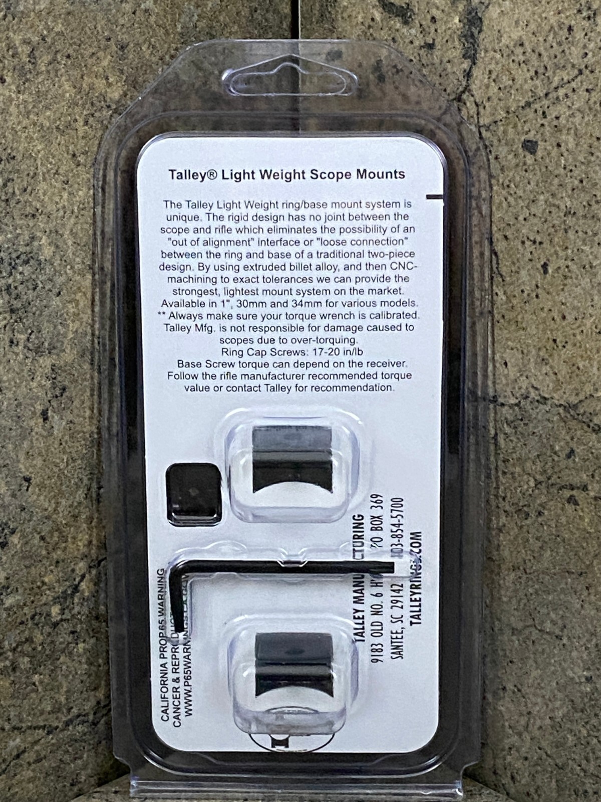 Talley Scope Mounts for Howa 1500 & Weatherby Vanguard 30mm Diameter, Low eBay