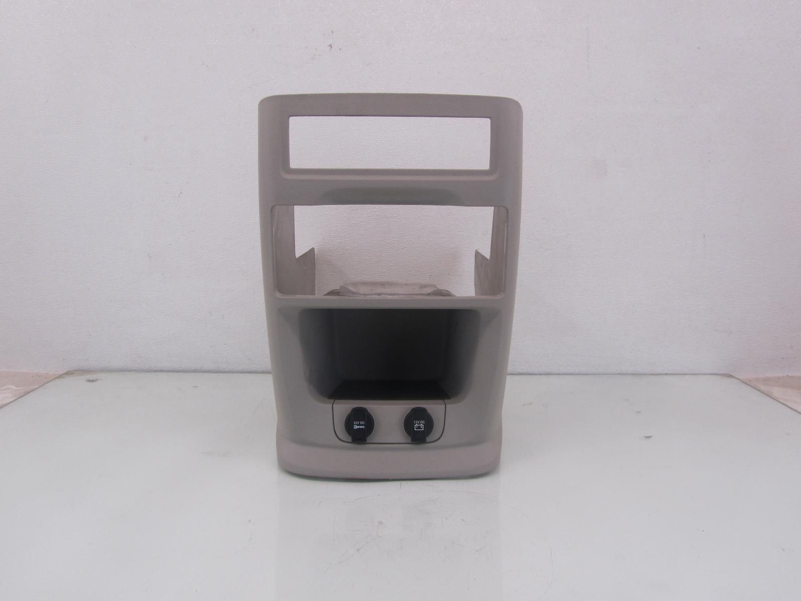 11 DODGE CARAVAN Interior Center Dash Lower Storage Compartment Cubby 12v Outlet