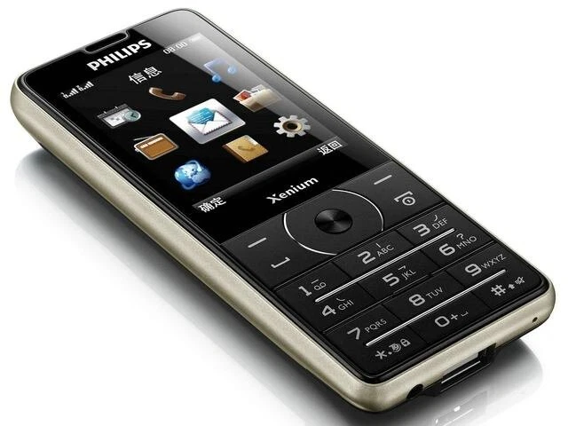 Teléfono celular Philips Xenium X1560 Champagne 100 días doble SIM en espera GSM 2G X1561 Foto 2 de 4