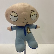 Family Guy Stewie Griffin 10" Plush Teddy Bear Blue Pajamas Nanco 2008 F3
