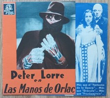 Mad Love ORIGINAL Spanish from 1935 4pg HERALD Peter Lorre The Hands of Orlac