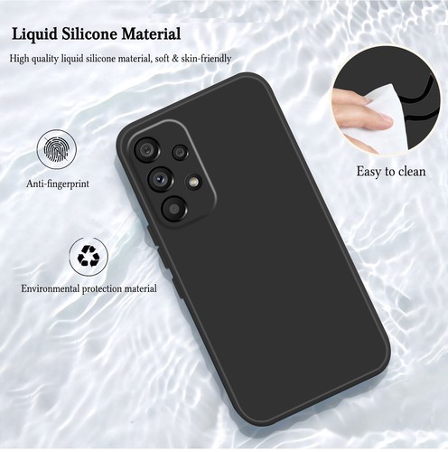 Custodia telefono silicone liquido per Samsung Galaxy S22 Note 20 A13 A53 A52S custodia gel - Foto 67 di 120