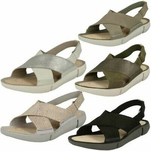 sandalias planas clarks