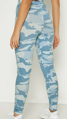 adidas blue camo leggings