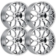 Set-4 Vct V82 22x9 5x115 15mm Chrome Wheels Rims 22 Inch