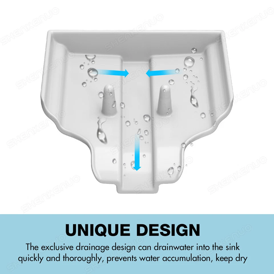 Soap Dish Holder Self Draining Bar Soap Saver Suction Cup Bathroom - Image 4 of 4