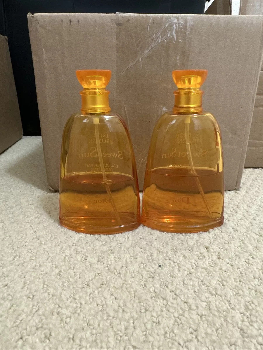 2 Pc Christian Dior BRONZE SWEET SUN EAU DE BIENFAIT PARFUMEE 125