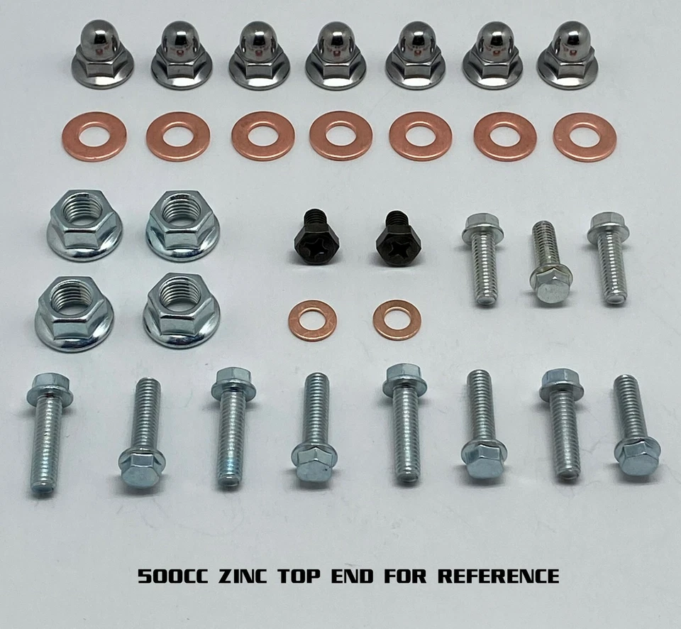 Kit de pernos de reconstrucción de motor CR125 para Honda CR 125. Sujetadores ZINC Specbolt Factory Foto 3 de 4