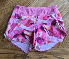 Athleta Running Athletic Training Gym Shorts Women's Size M Pink 