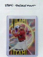 2022 Stadium Club Chrome Joey Votto Beam Team Wave Refractor #BT-17 Cincy Reds