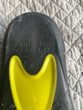 Mares Manta Scuba Fins Yellow/Black 9-10