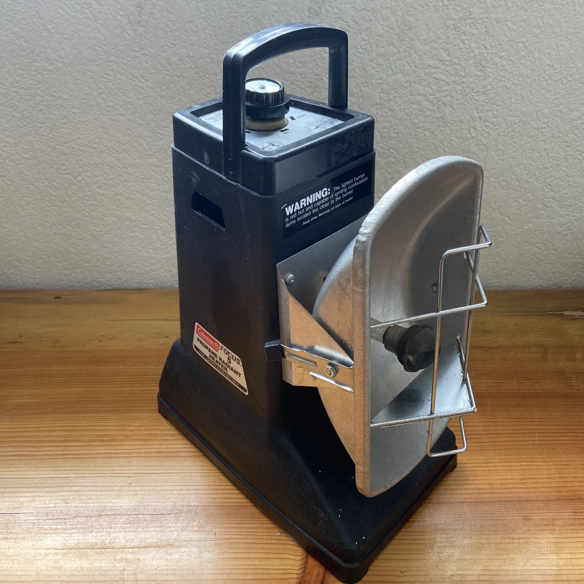 Coleman Focus 5 Portable Propane Radiant Heater 3500-5000 BTU. | eBay