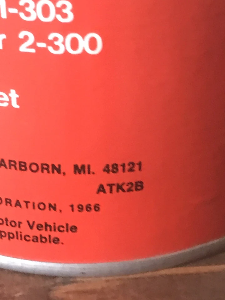 Nuevo de Lote Antiguo Motorcraft 1961-72 Chrysler Dodge Plymouth Dart 8 Cyl Tune Up Kit TKC-1 Foto 3 de 4