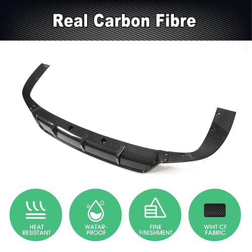 Carbon Diffusor Heckdiffusor Heckschürze Spoiler Passt für BMW X5 G05 M-Paket - Picture 7 of 13