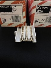 Mk K1925WHI PLUG IN BUSBAR COUPLER (63A)(PRICE FOR EACH COUPLER)