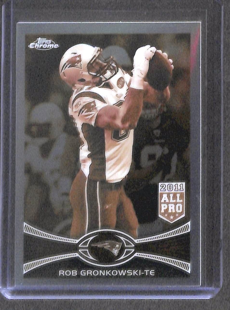 2012 Topps Chrome Sepia Refractor #12 Rob Gronkowski No 28 of 99