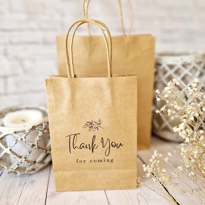 Danke fürs Kommen Party Gastgeschenk Geschenktüten. Hochzeit, Geburtstag, Babyparty